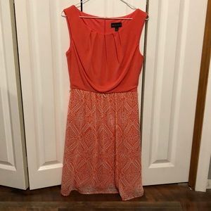 Coral dress